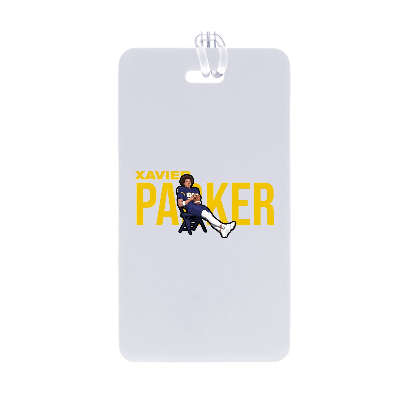 Bag Tag — Player Name in Classic