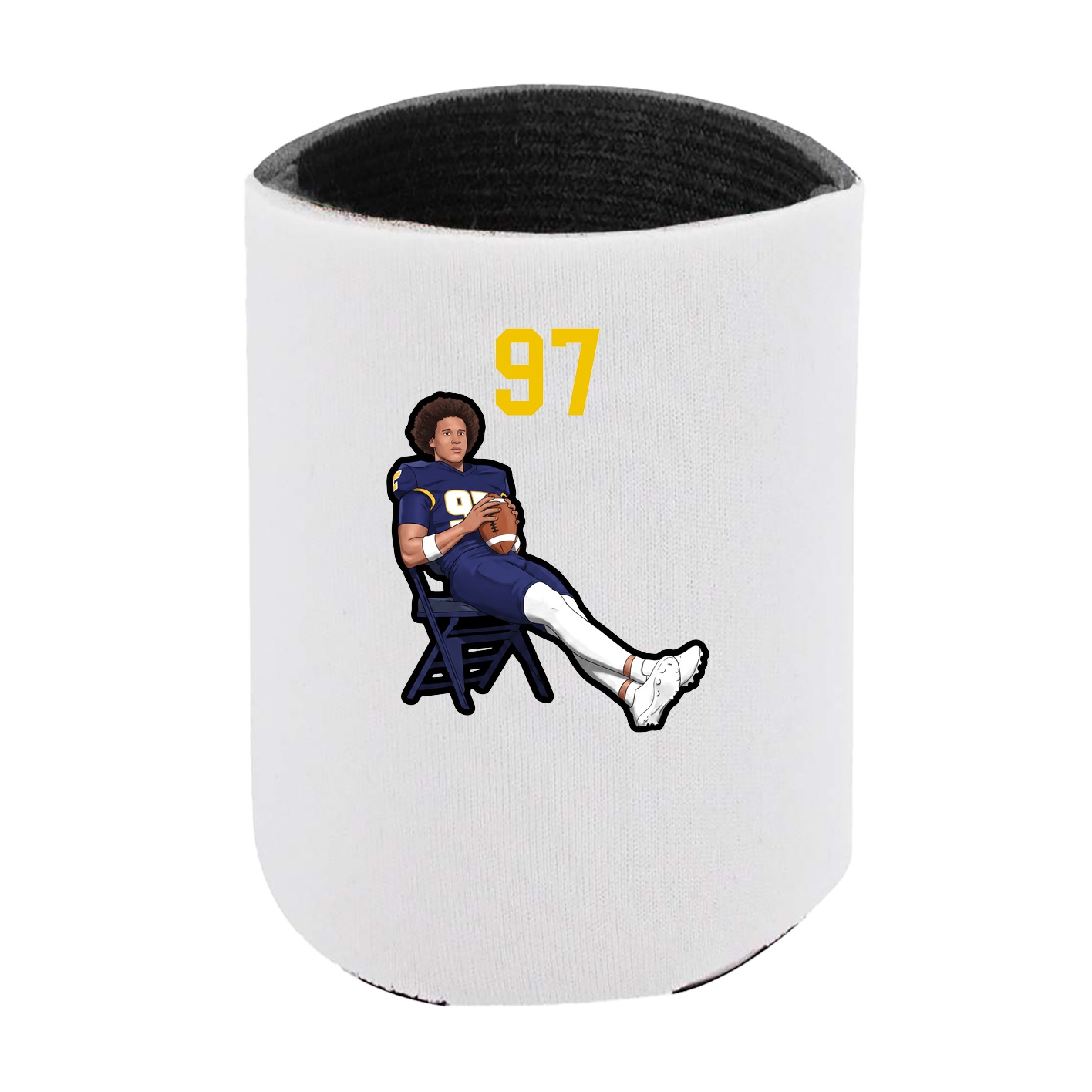 Can Holder — Number Top in White