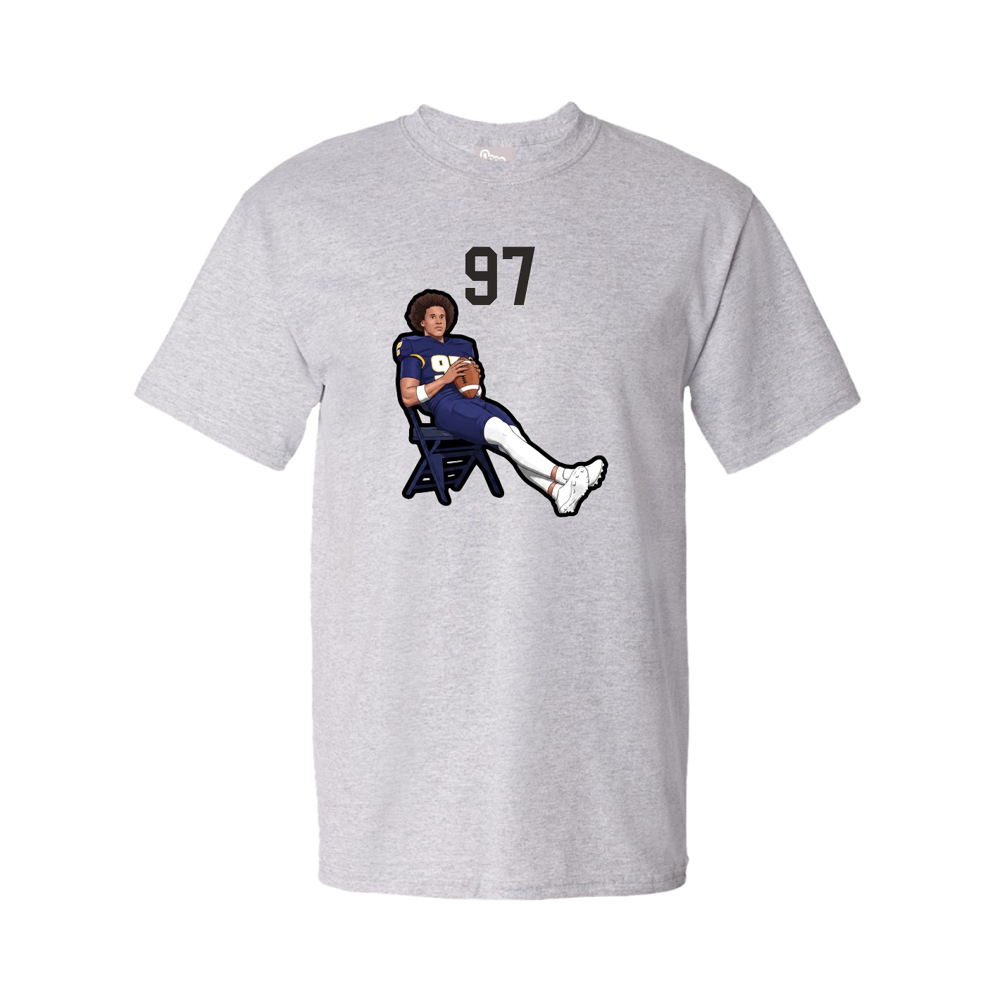 Tee — Number Top in Grey