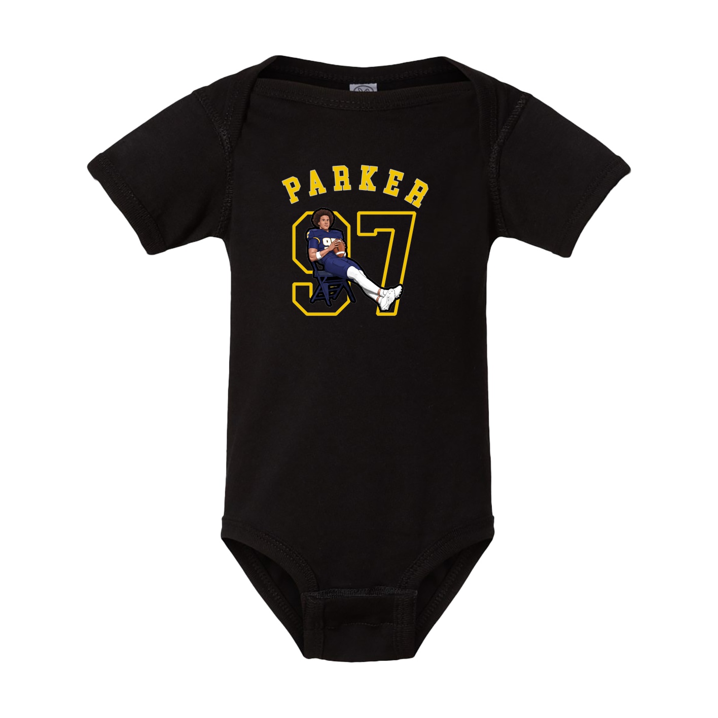 Baby Onesie — Shirsey Arch in Black