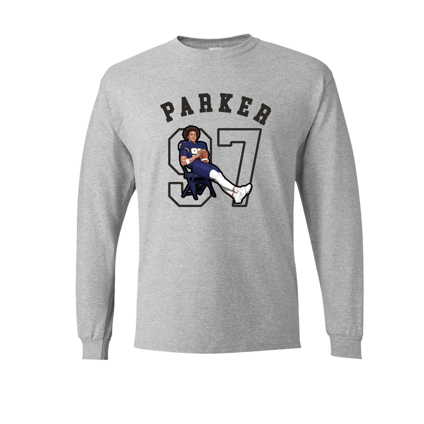 Long Sleeve Tee — Shirsey Arch in Grey