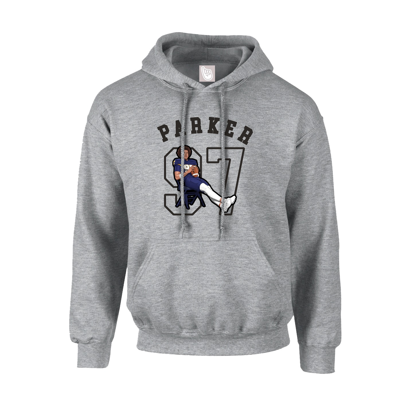 Youth Hoodie — Shirsey Arch in Grey