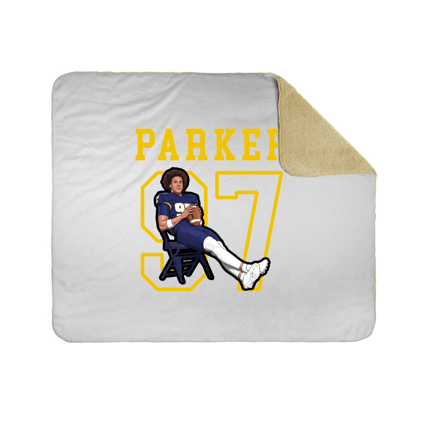 Throw Blanket — Shirsey in White