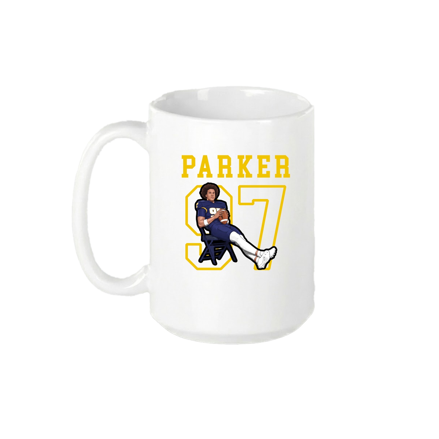 15oz Coffee Mug — Shirsey in White