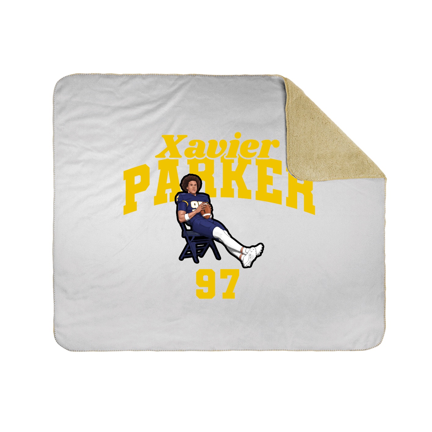 Throw Blanket — Signature Arch in White