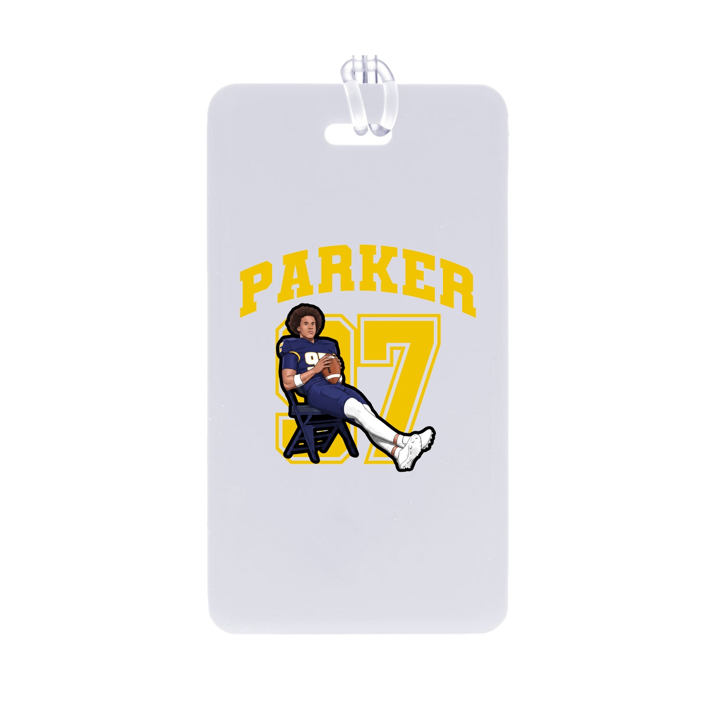 Bag Tag — Number in Classic