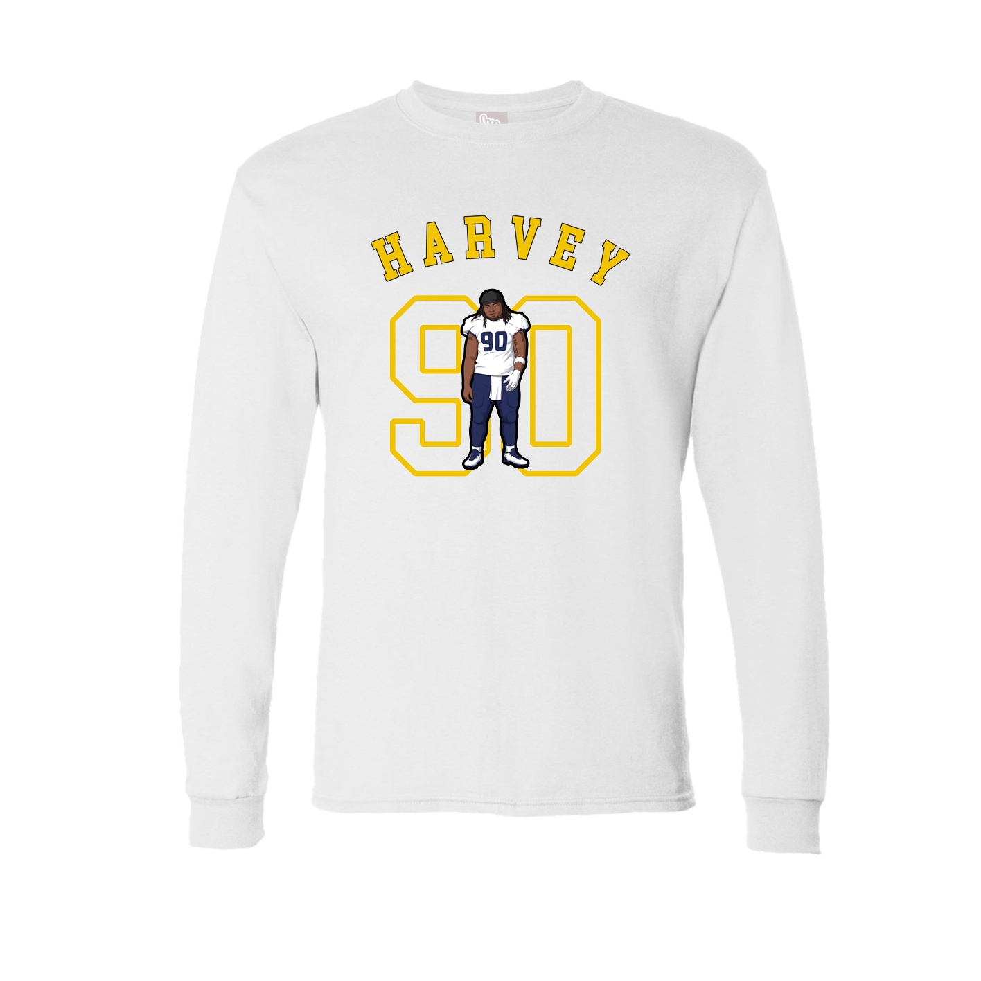 Long Sleeve Tee — Shirsey Arch in White