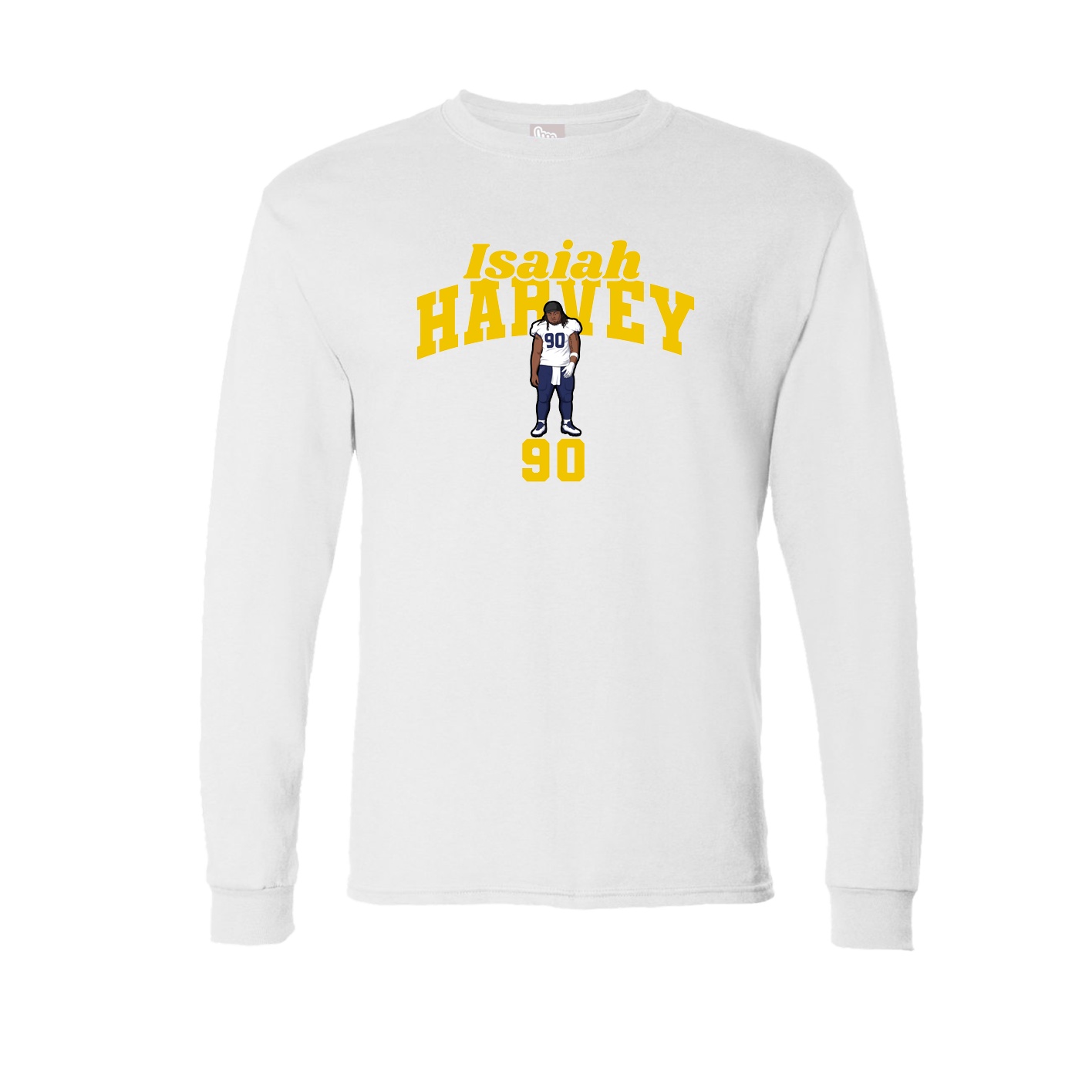 Long Sleeve Tee — Signature Arch in White
