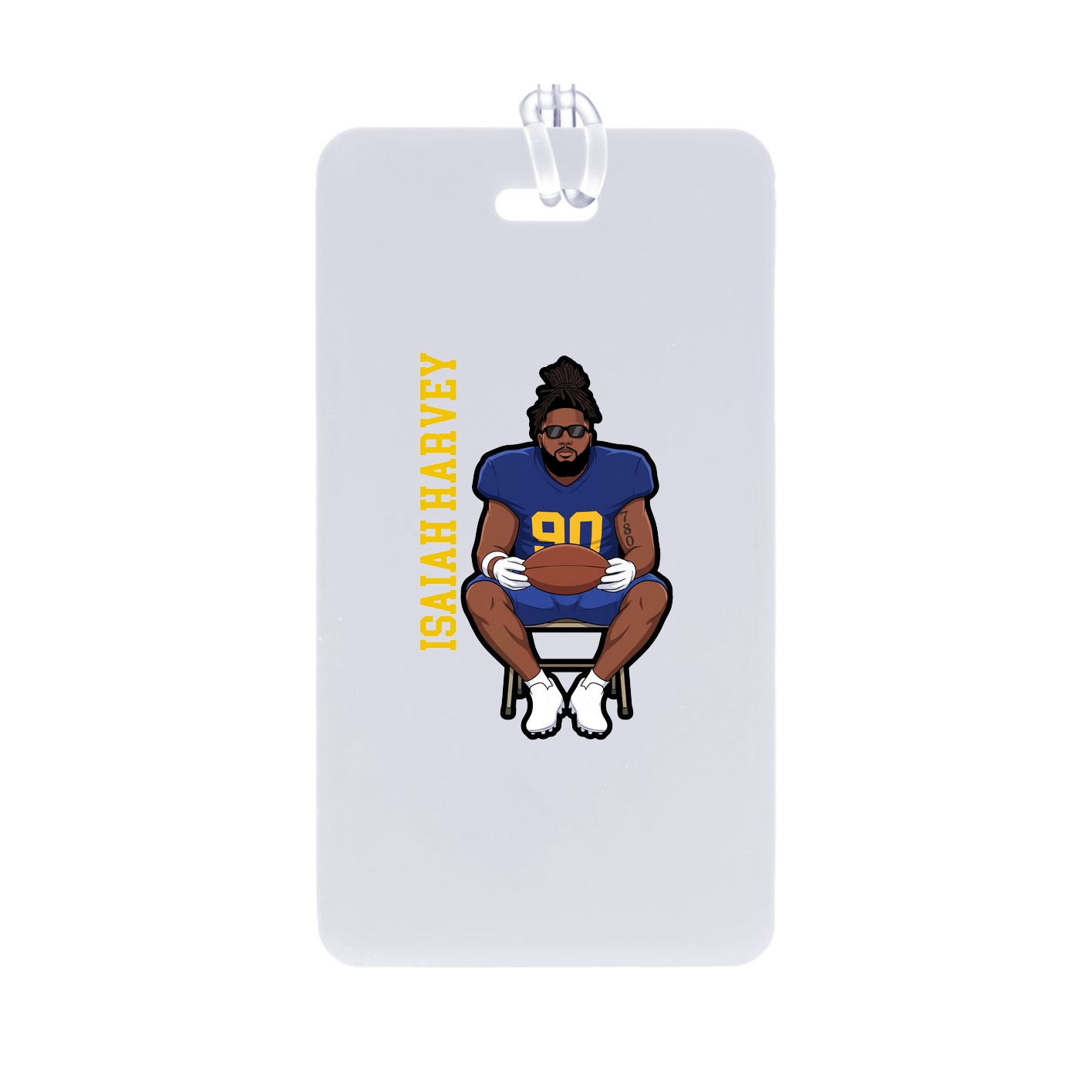 Bag Tag — Name Vertical in Classic