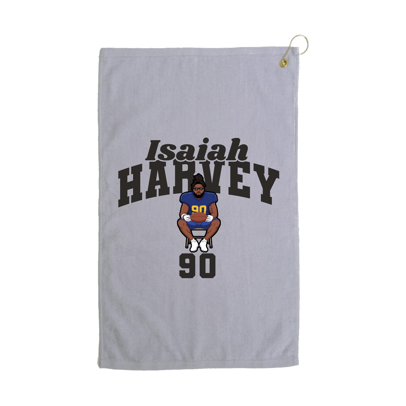 Golf Towel — Signature Arch in Grey