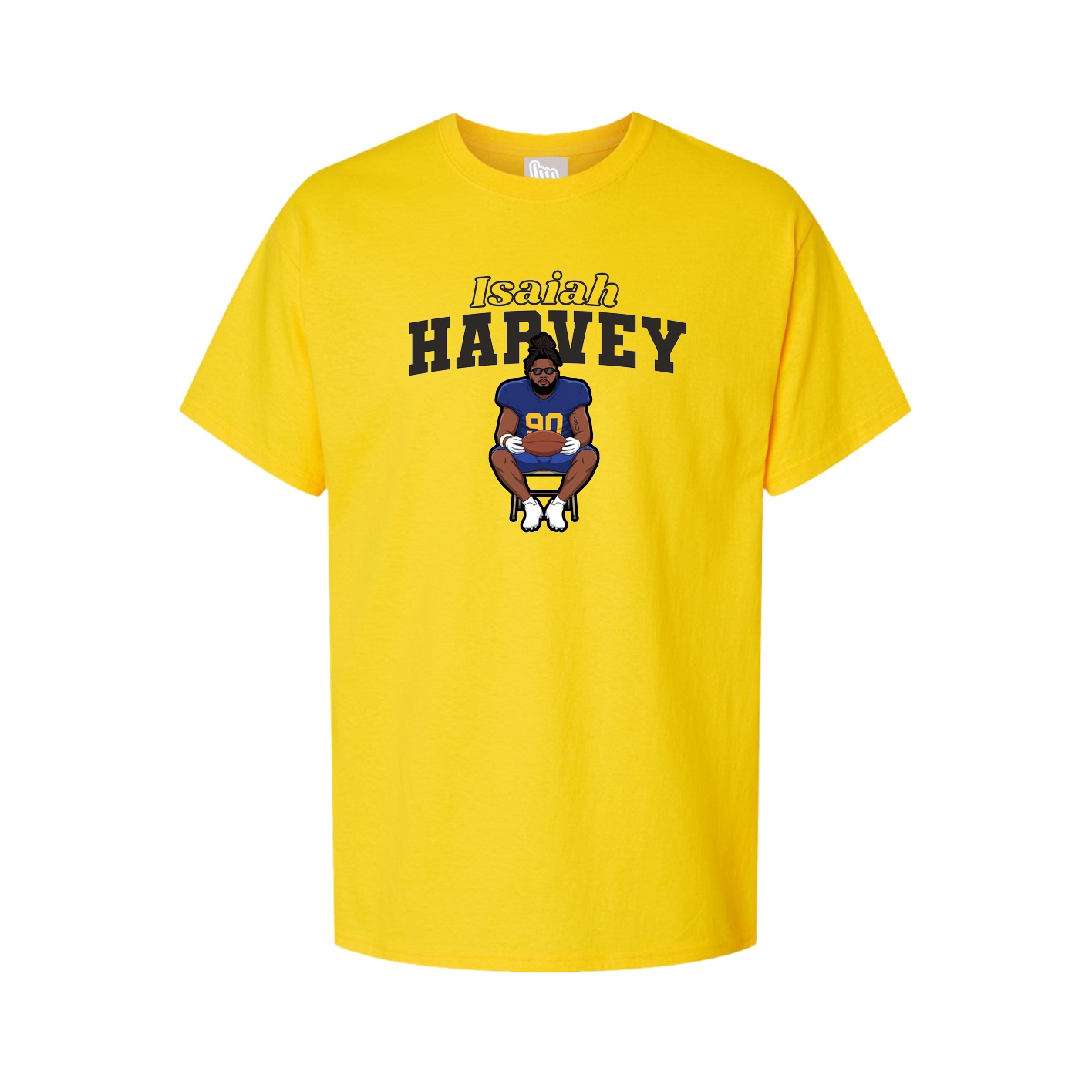Youth Tee — Name Arch in Gold