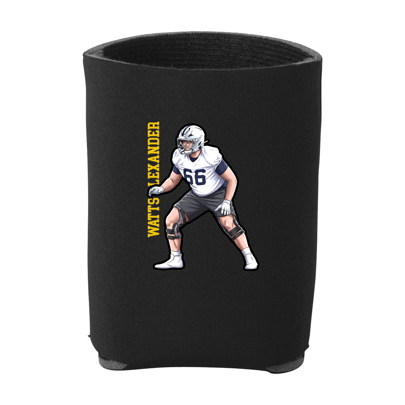 Can Holder — Name Vertical in Black