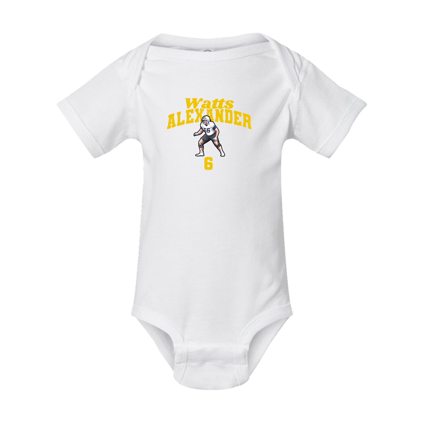 Baby Onesie — Signature Arch in White