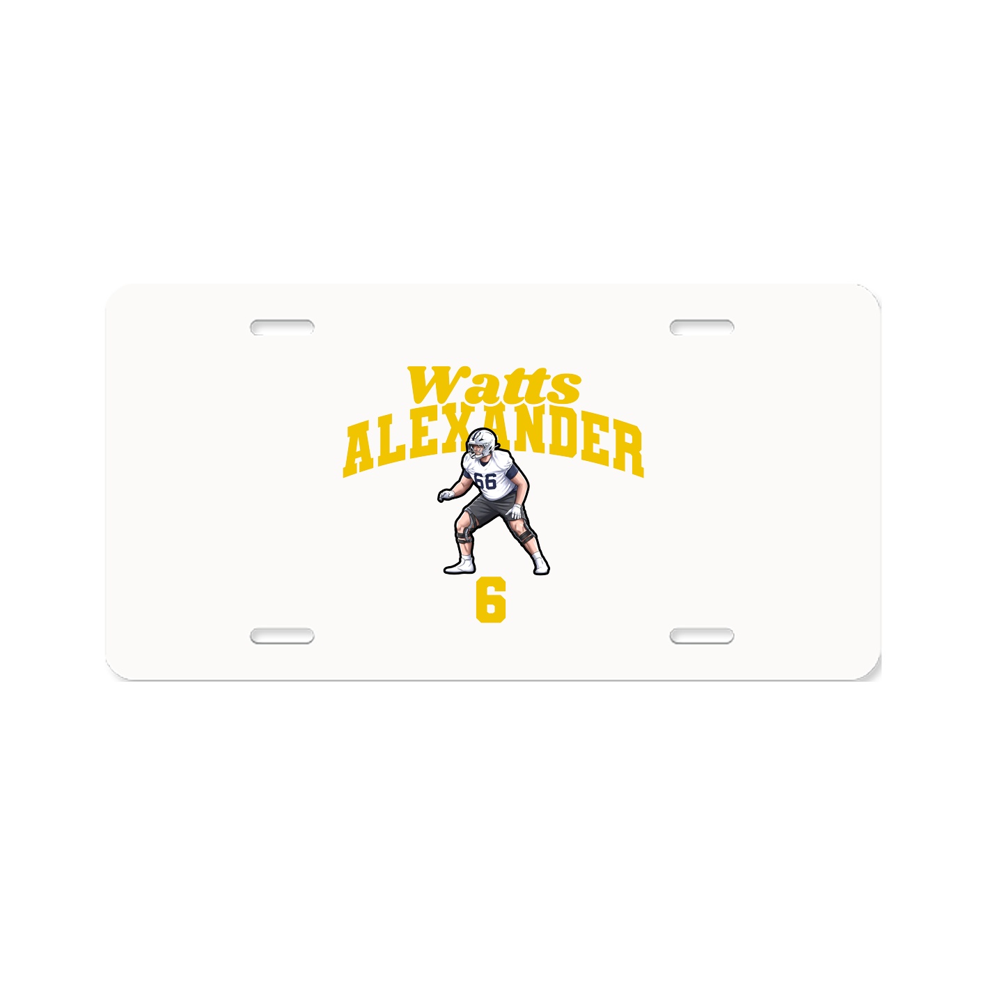 License Plate — Signature Arch in Classic