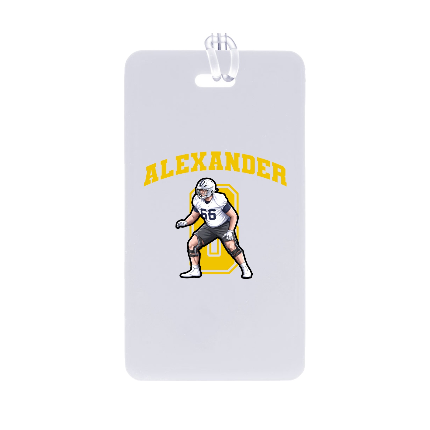 Bag Tag — Number in Classic