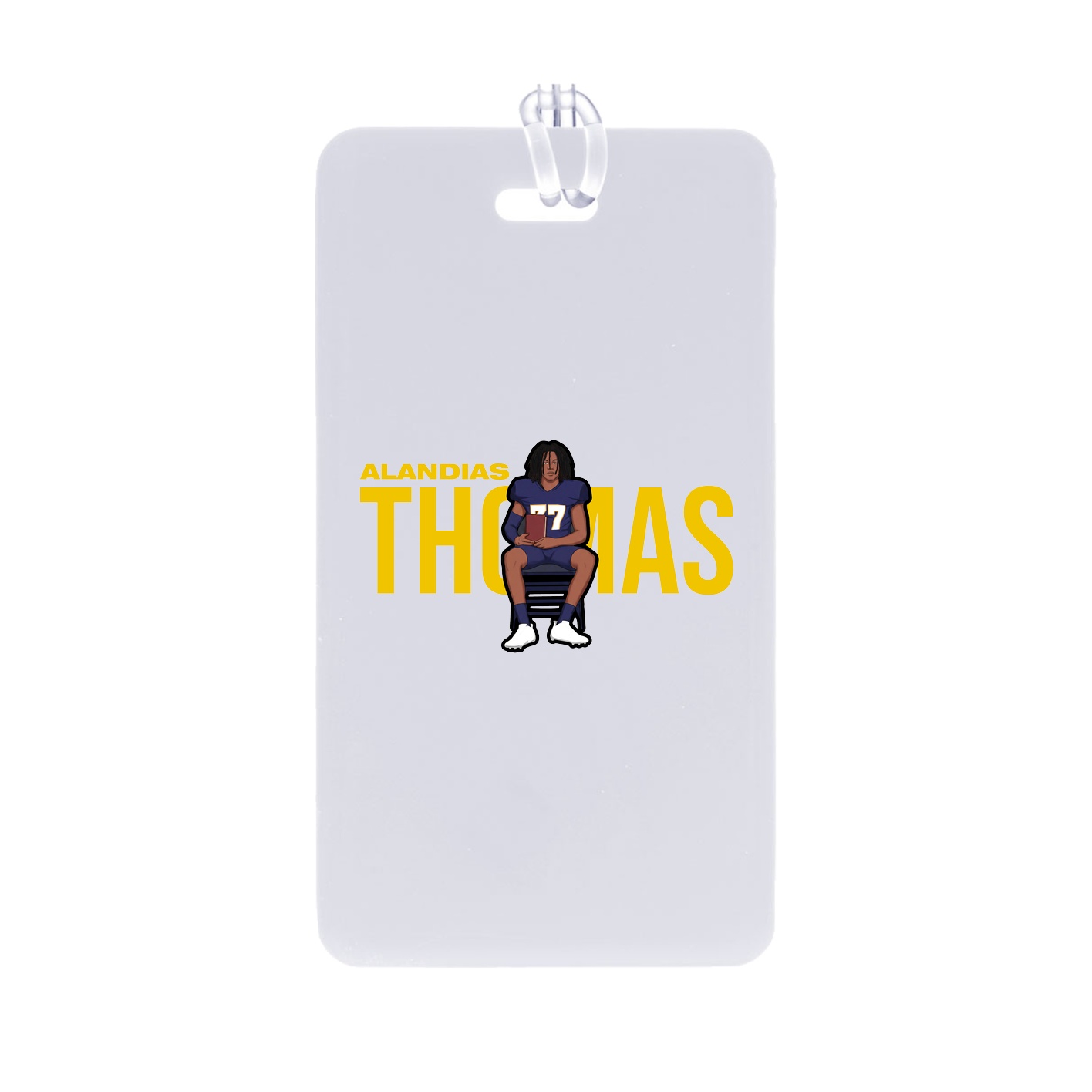Bag Tag — Player Name in Classic