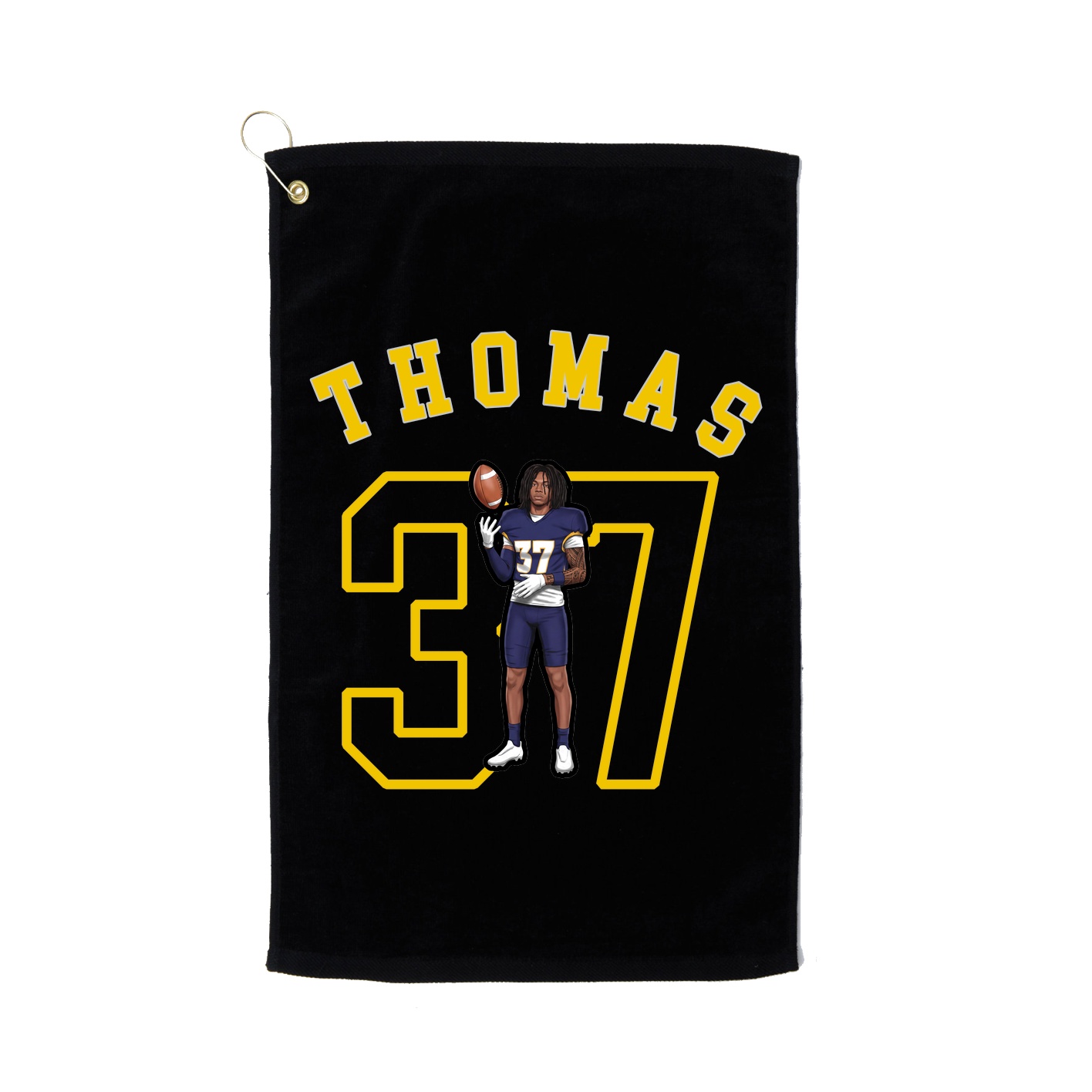 Golf Towel — Shirsey Arch in Black