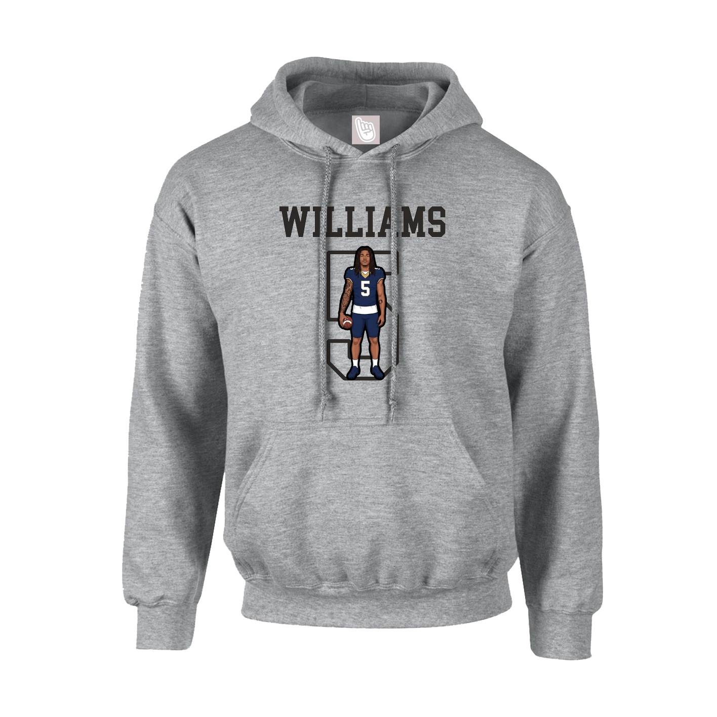 Hoodie — Shirsey in Grey