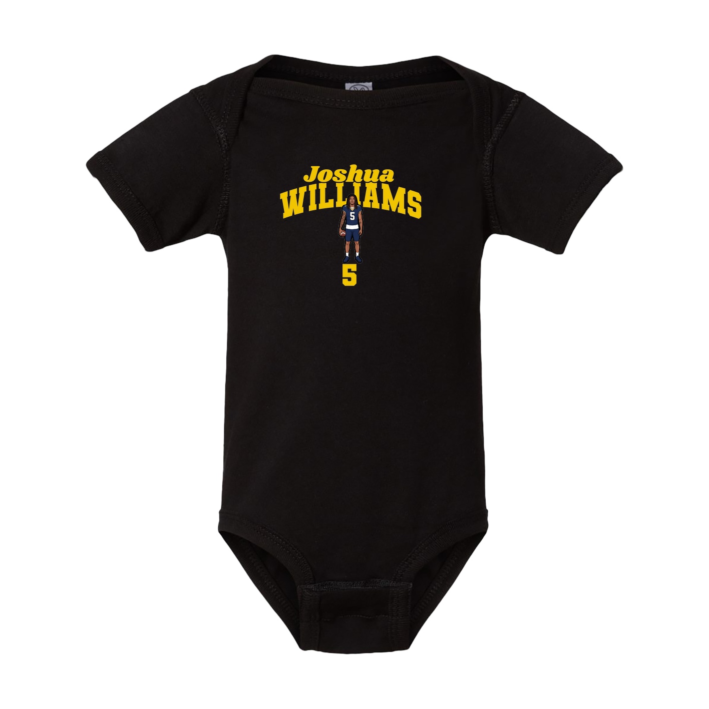 Baby Onesie — Signature Arch in Black