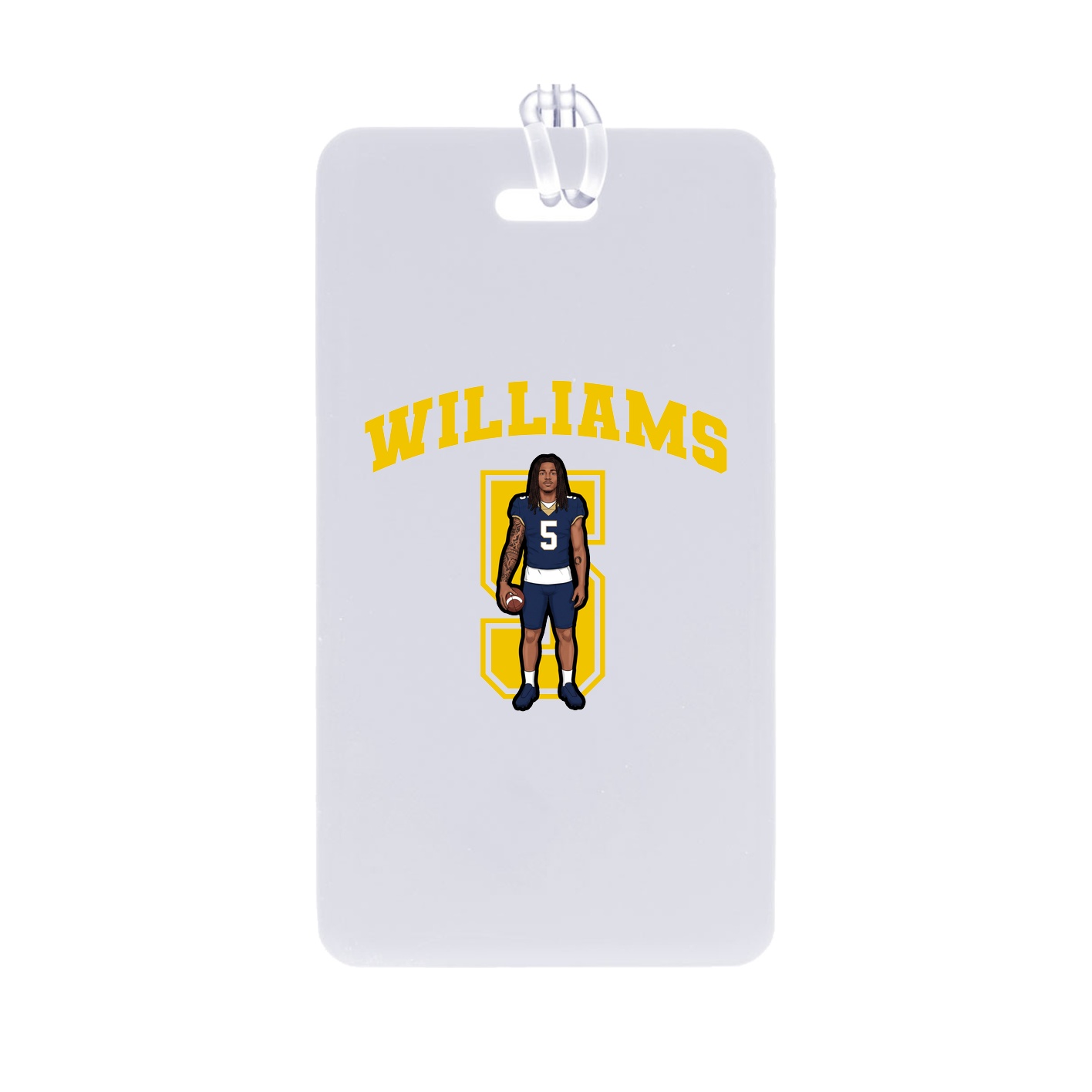Bag Tag — Number in Classic