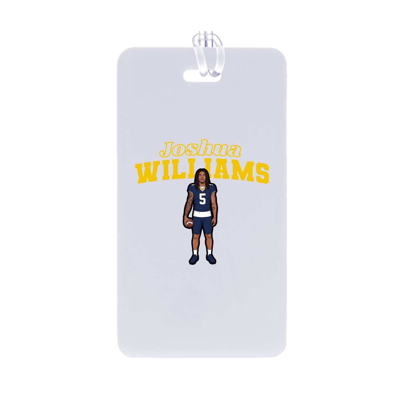 Bag Tag — Name Arch in Classic