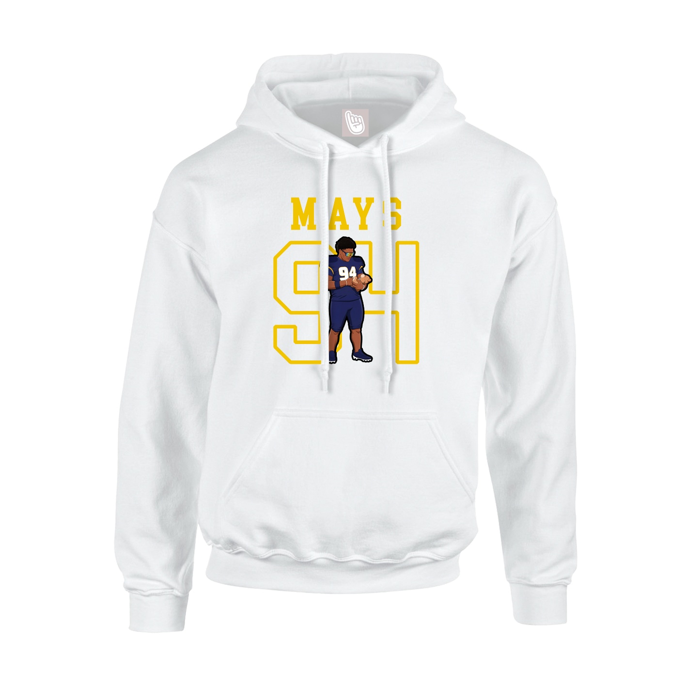 Youth Hoodie — Shirsey in White