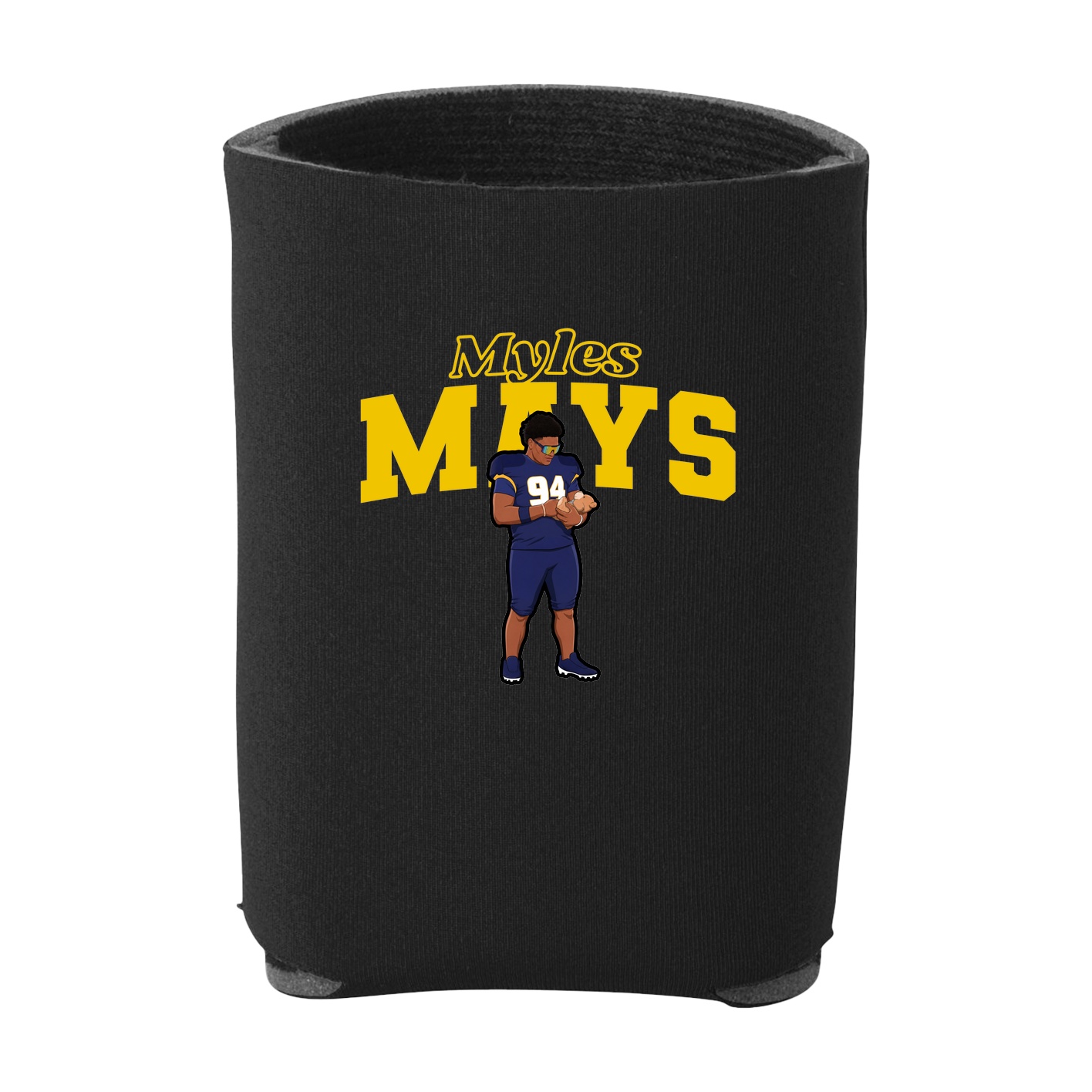 Can Holder — Name Arch in Black