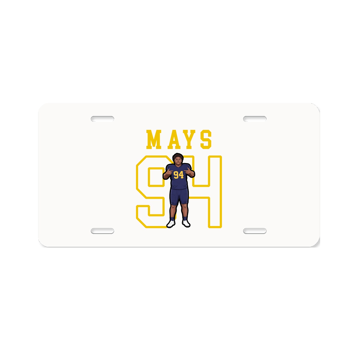 License Plate — Shirsey in Classic