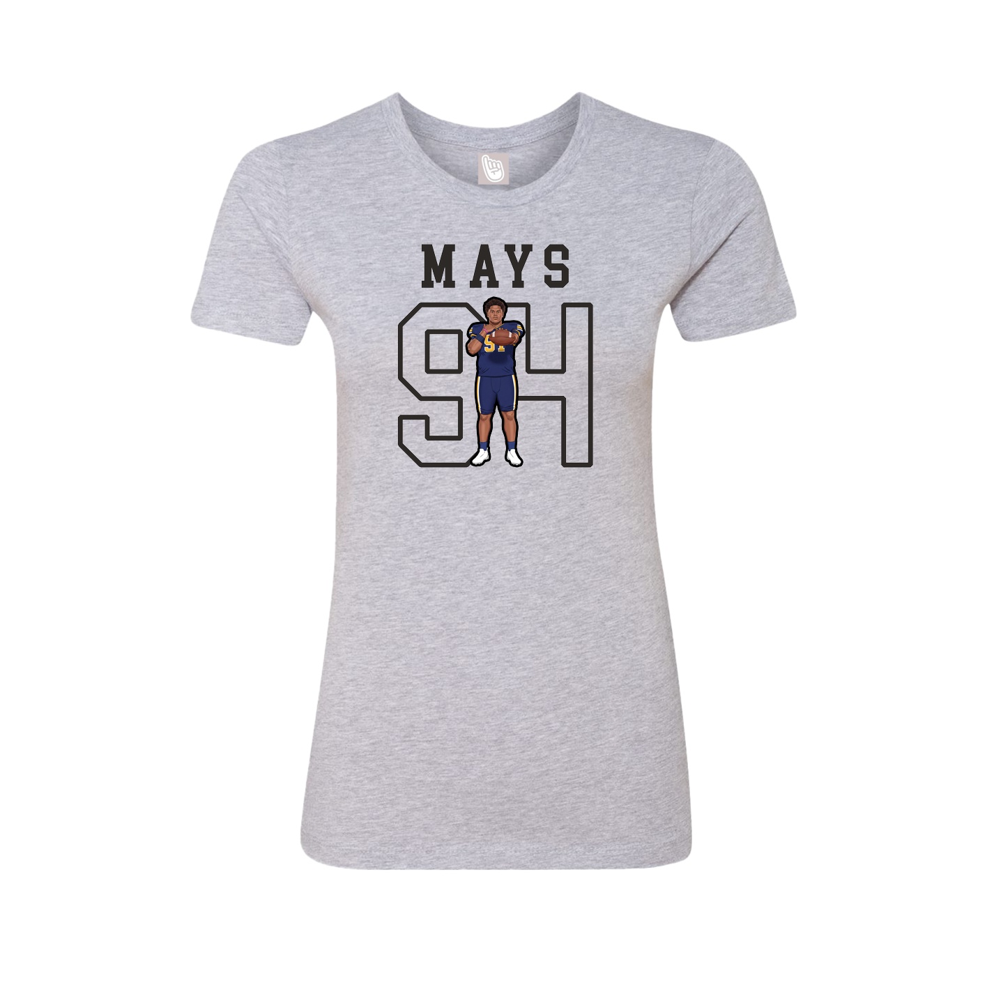 Fitted Women's Tee — Shirsey in Grey