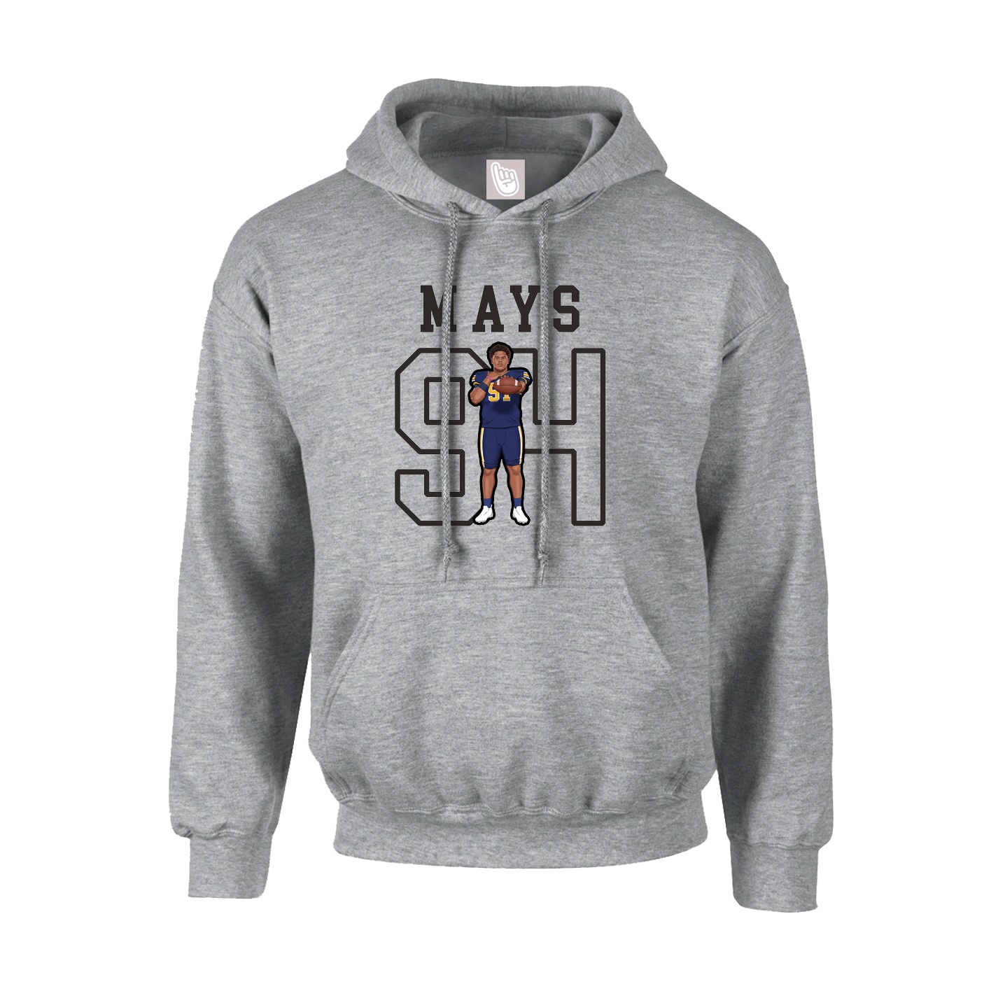 Hoodie — Shirsey in Grey