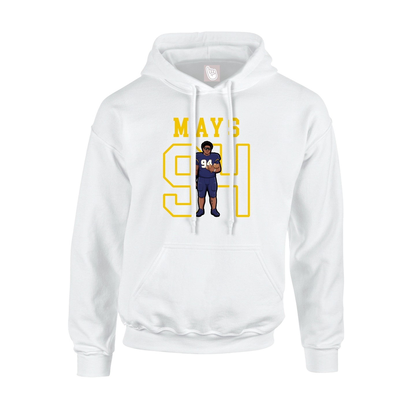 Hoodie — Shirsey in White