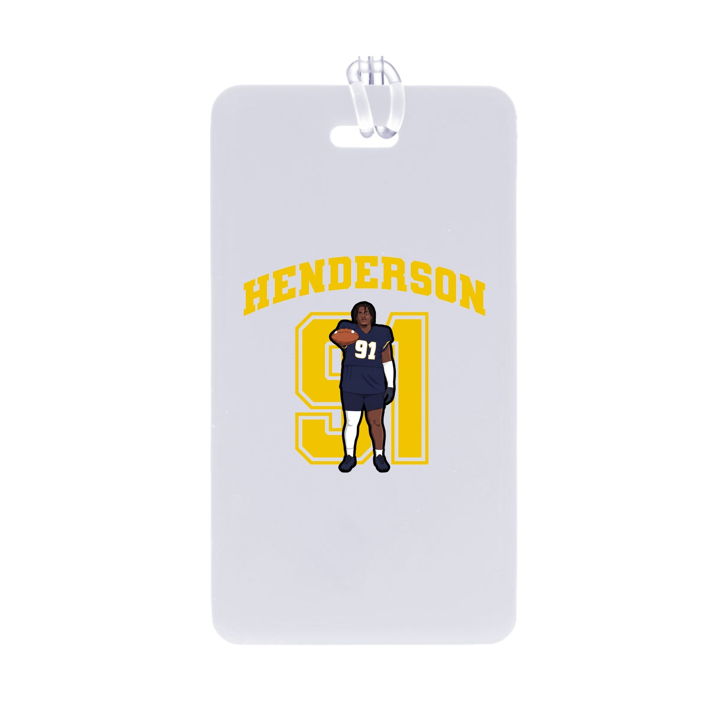 Bag Tag — Number in Classic