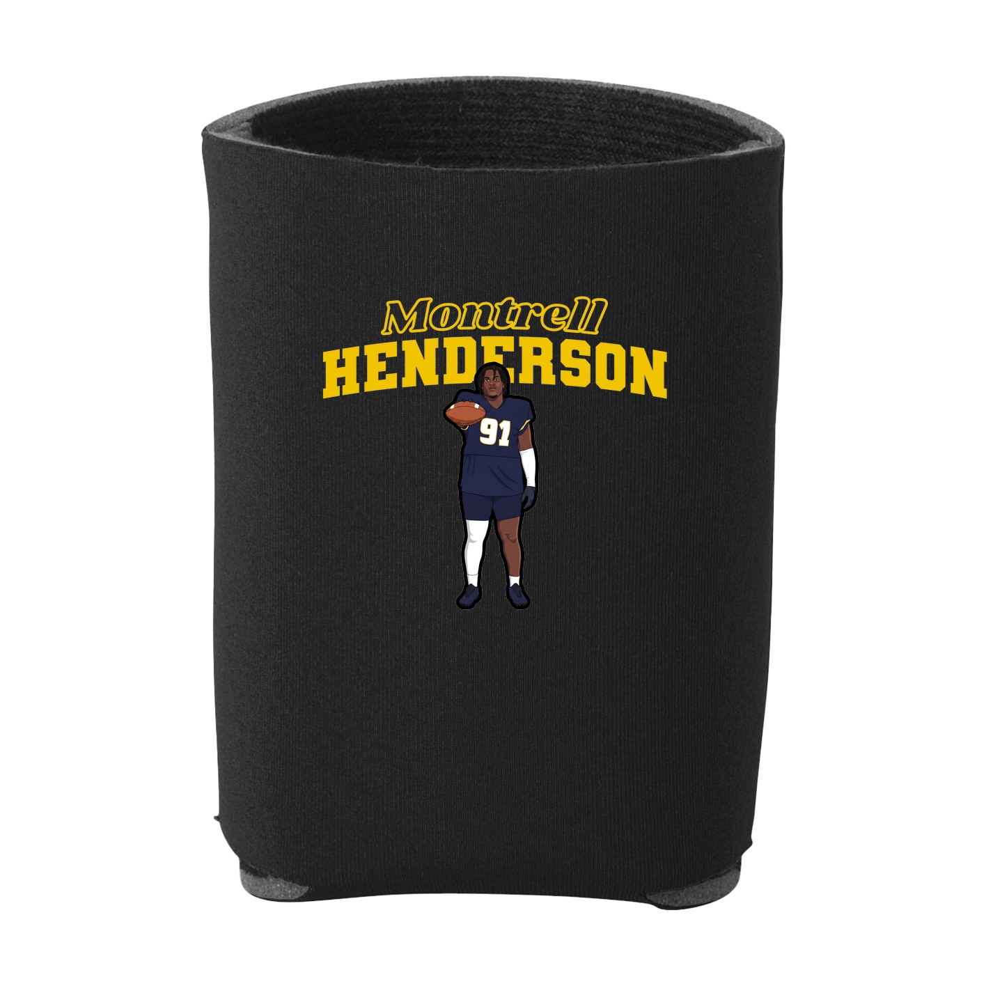Can Holder — Name Arch in Black