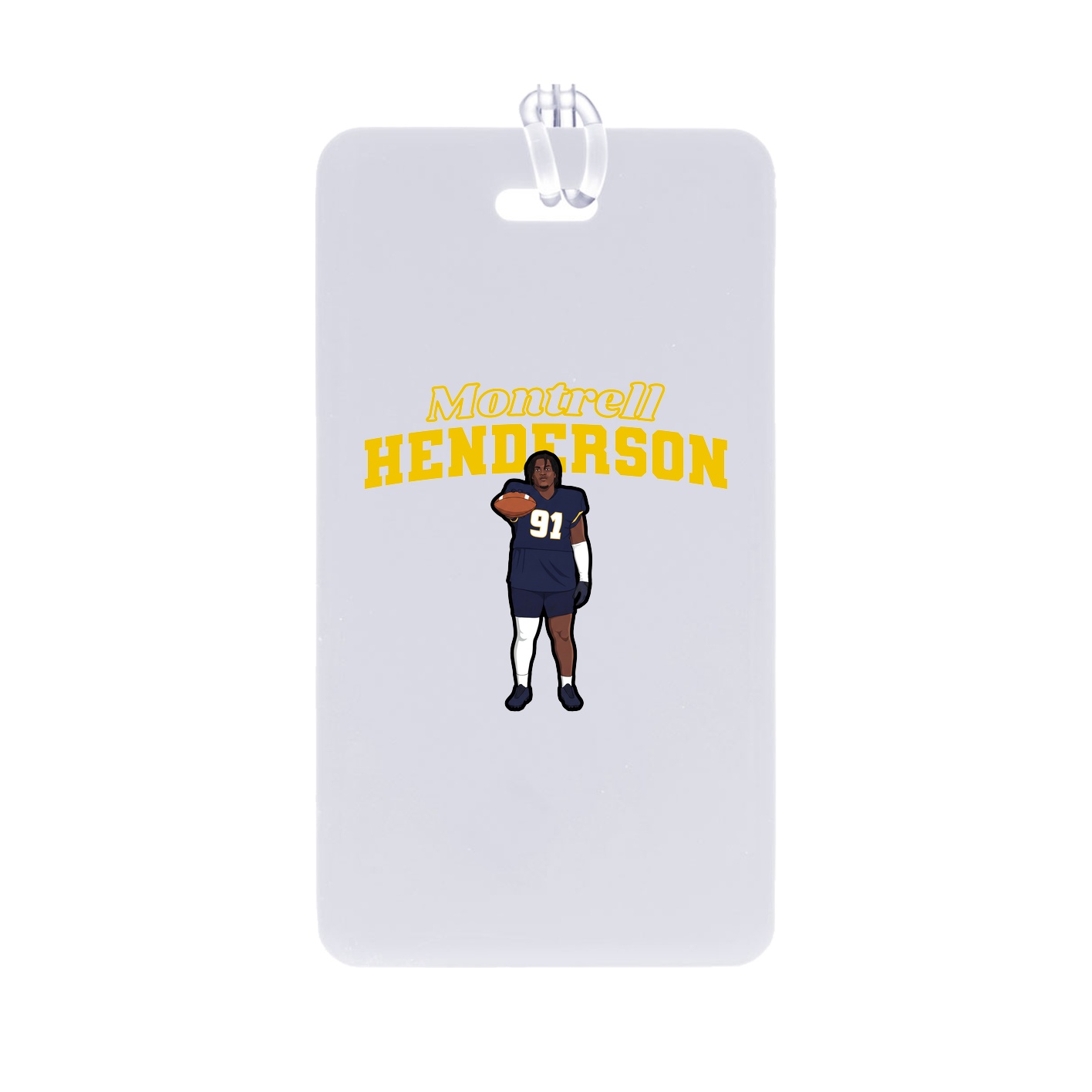 Bag Tag — Name Arch in Classic