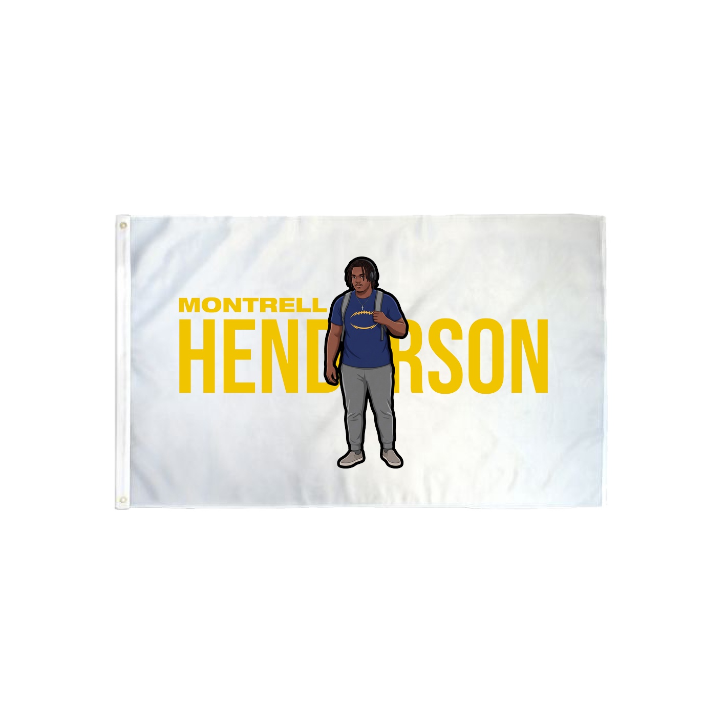 3x5 Flag — Player Name in Classic