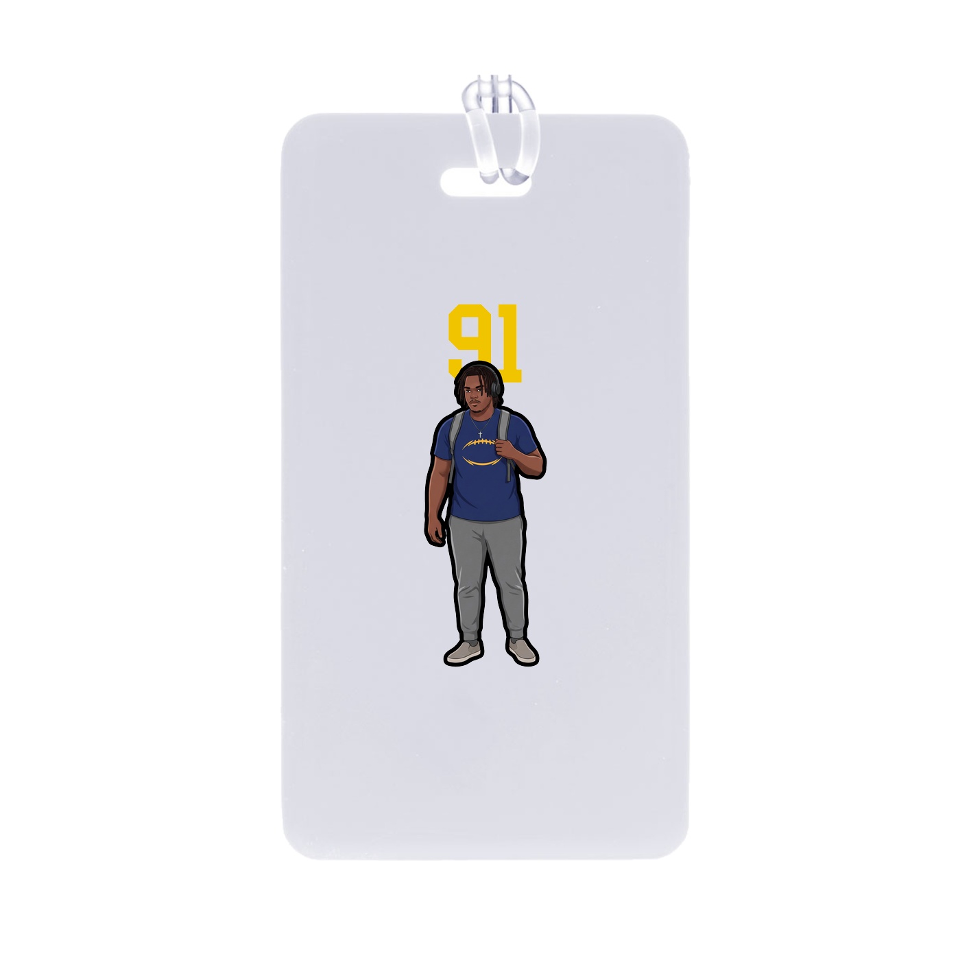 Bag Tag — Number Top in Classic