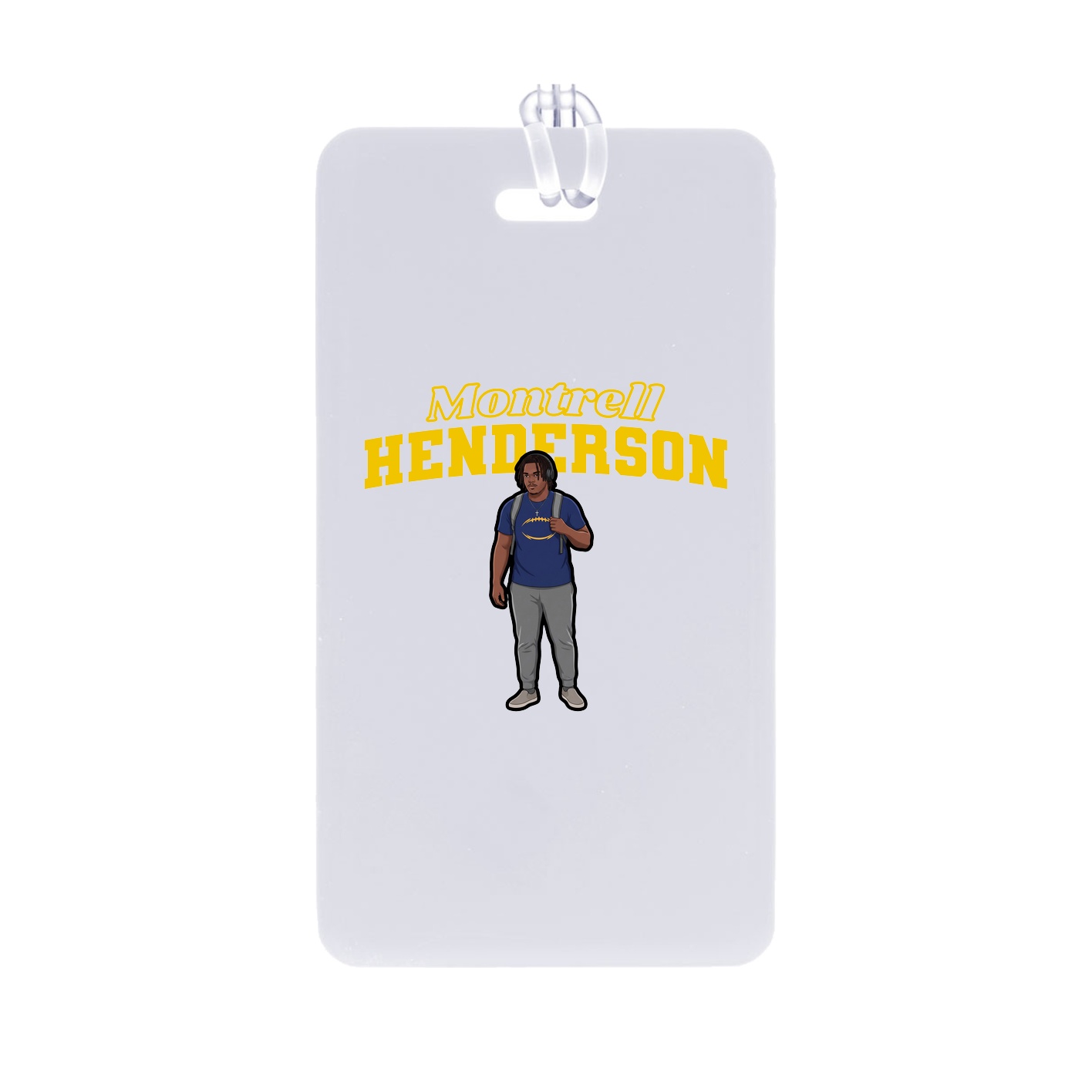 Bag Tag — Name Arch in Classic