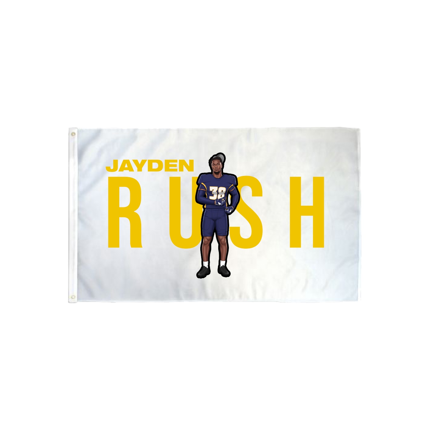 3x5 Flag — Player Name in Classic