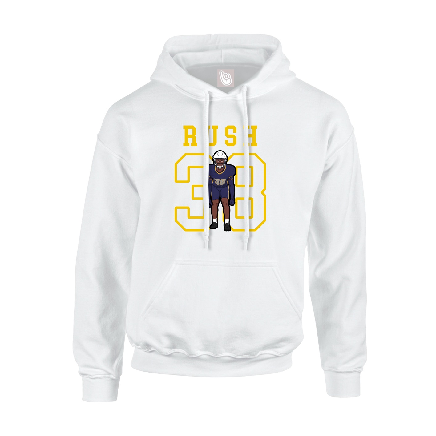 Youth Hoodie — Shirsey in White