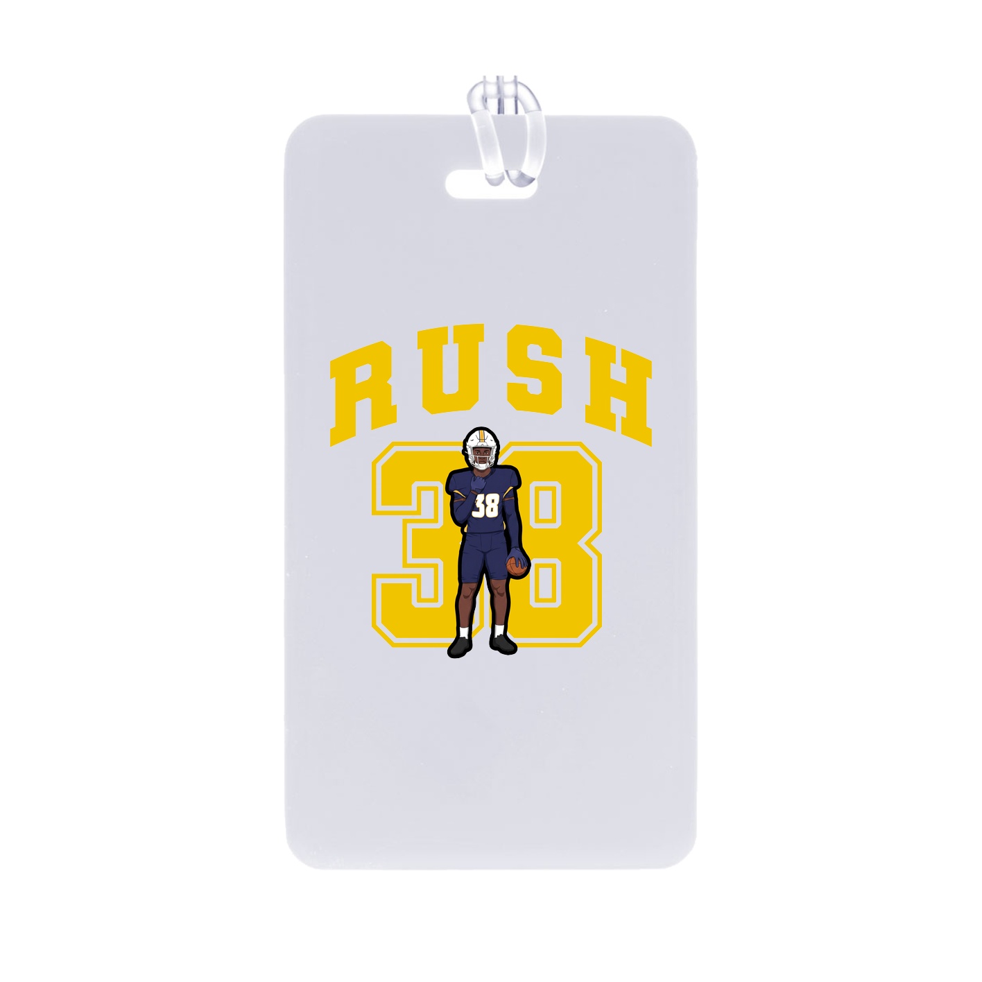 Bag Tag — Number in Classic