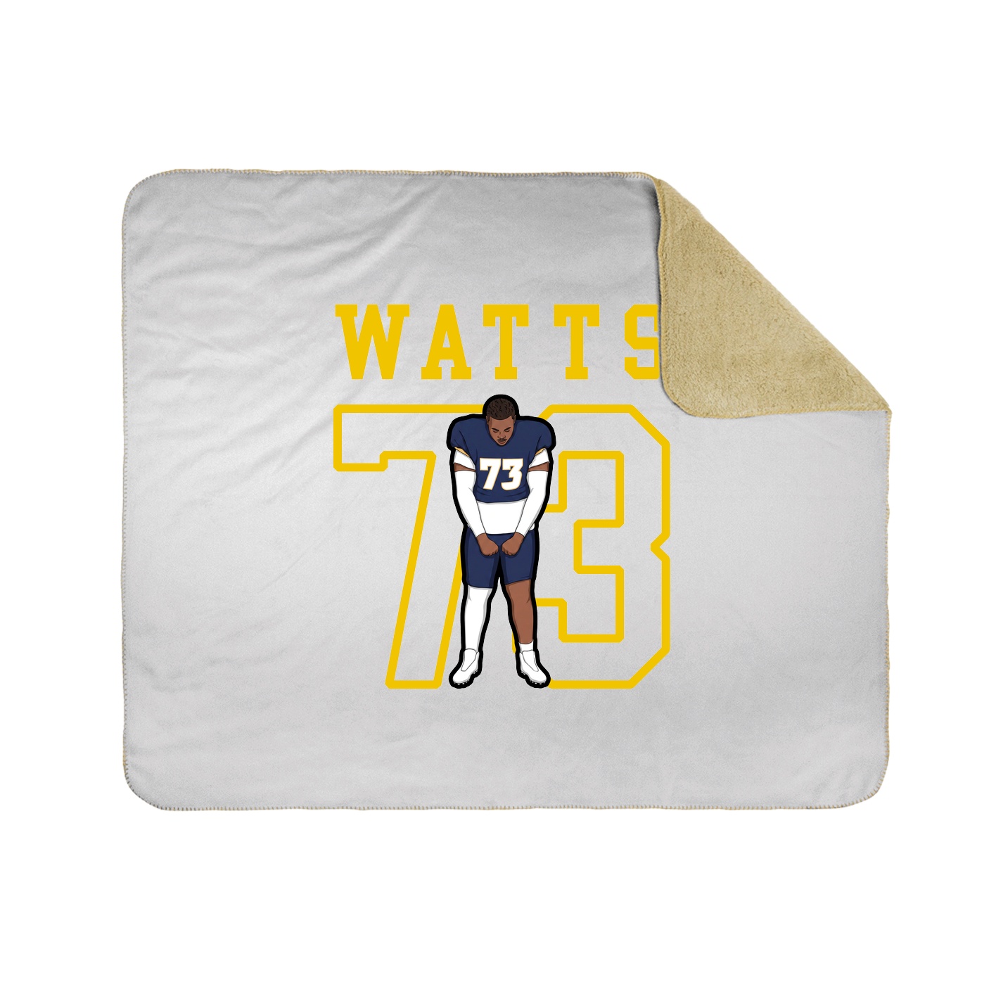 Throw Blanket — Shirsey in White