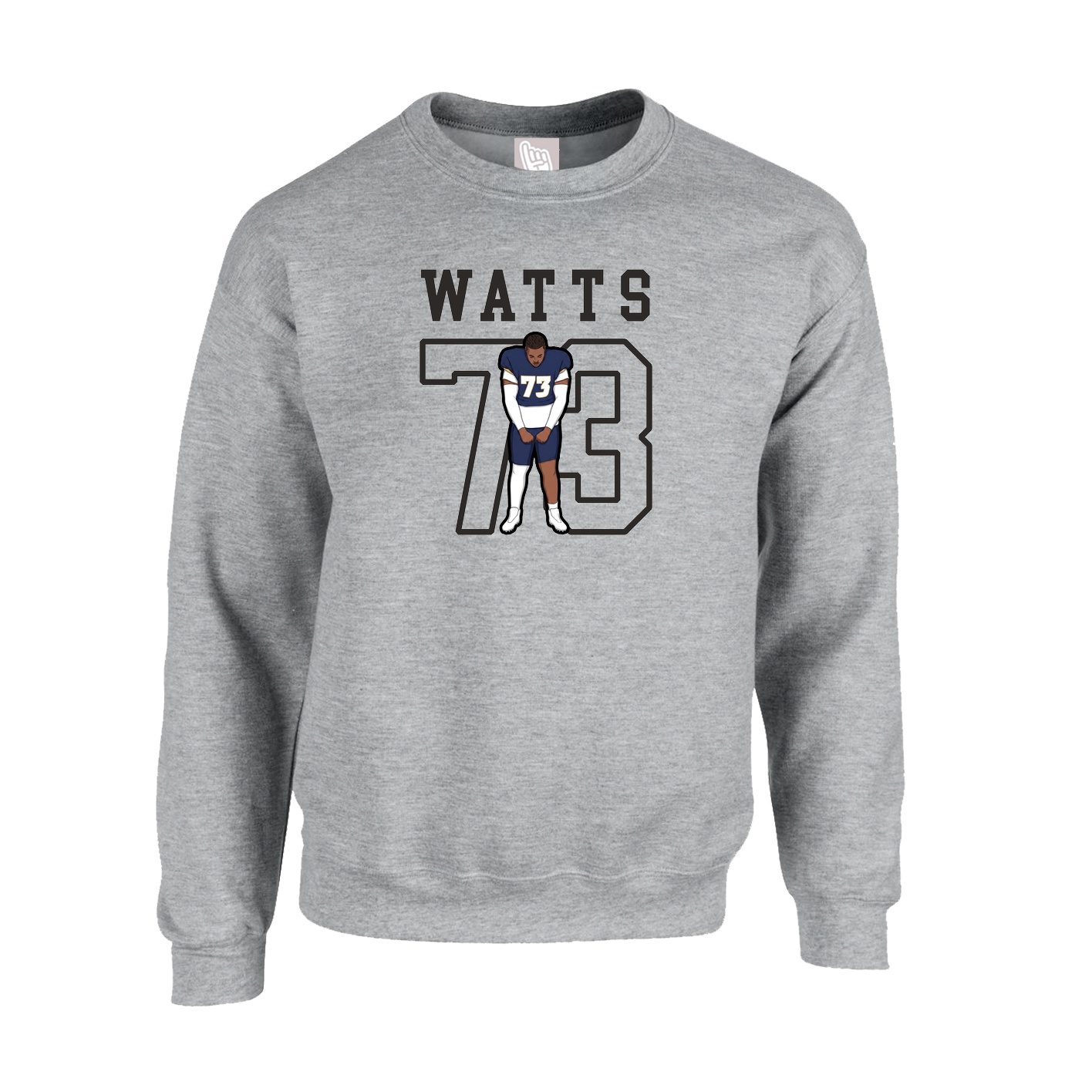 Fleece Crew — Shirsey in Grey