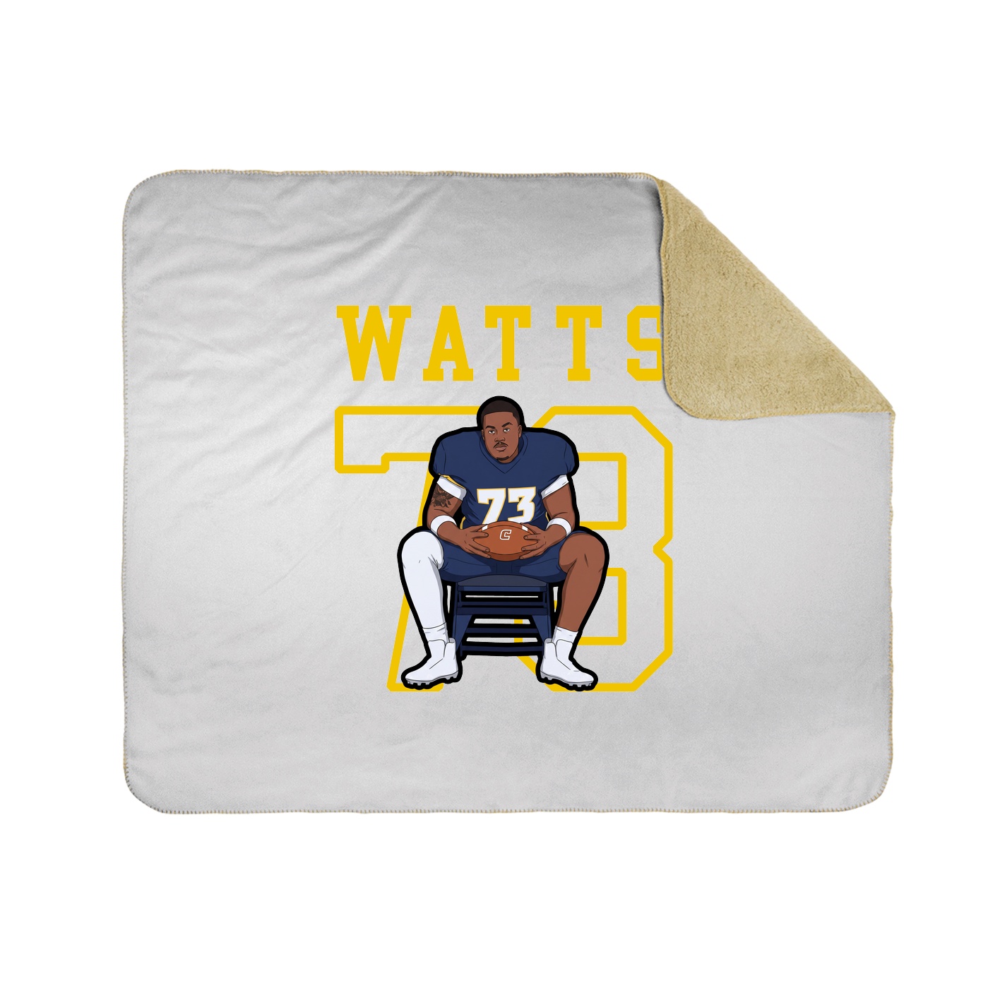 Throw Blanket — Shirsey in White