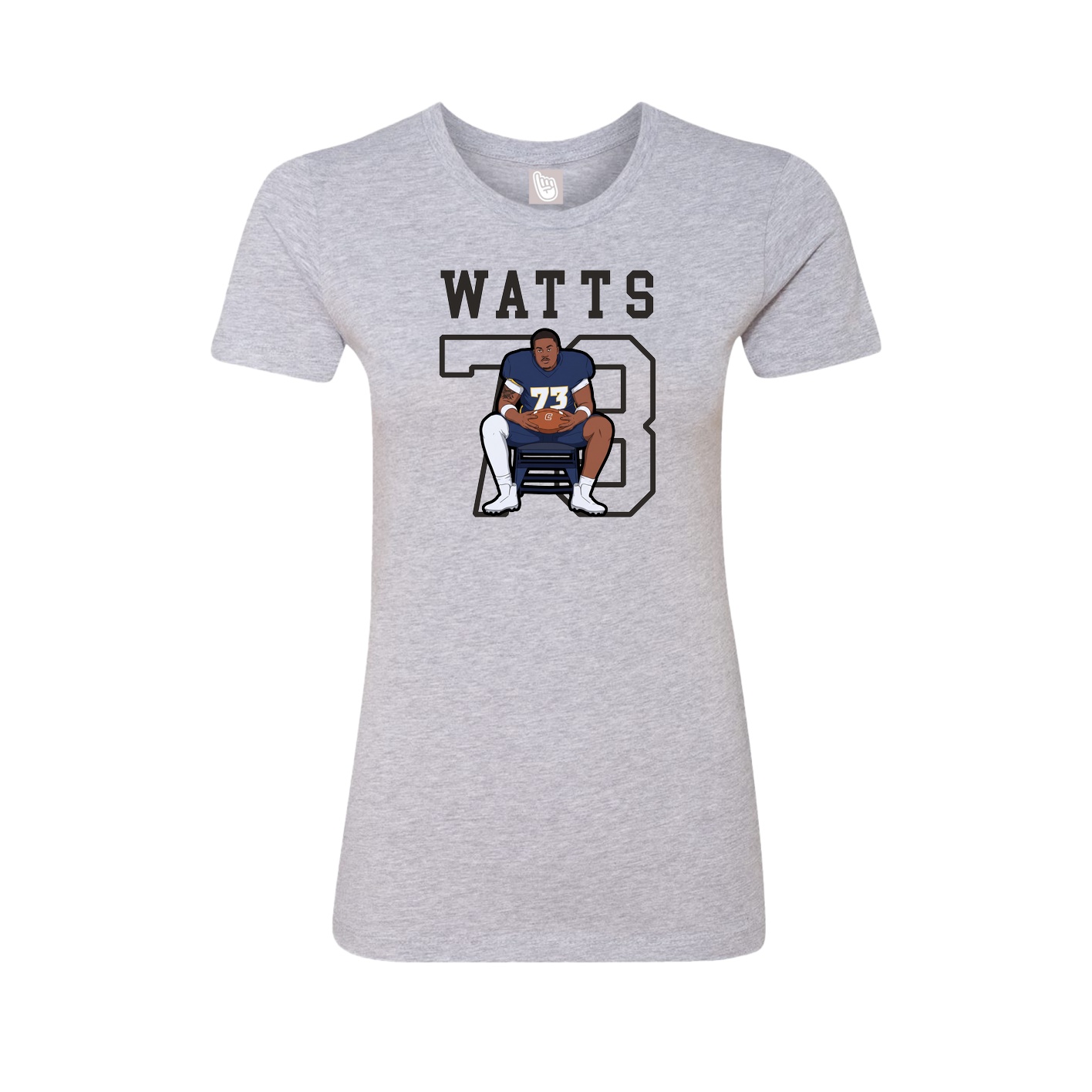 Fitted Women's Tee — Shirsey in Grey
