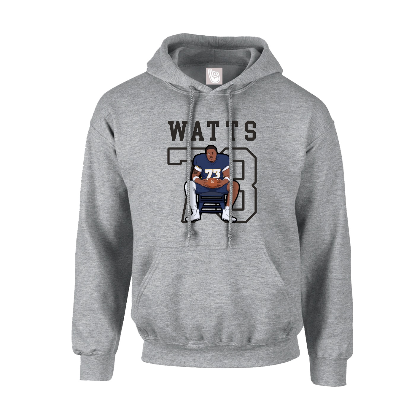 Hoodie — Shirsey in Grey