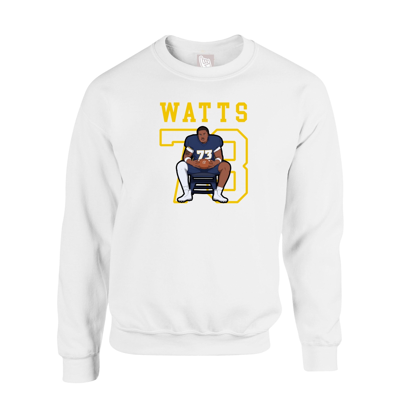 Fleece Crew — Shirsey in White