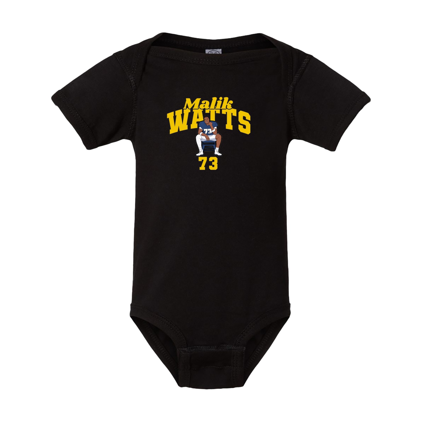 Baby Onesie — Signature Arch in Black