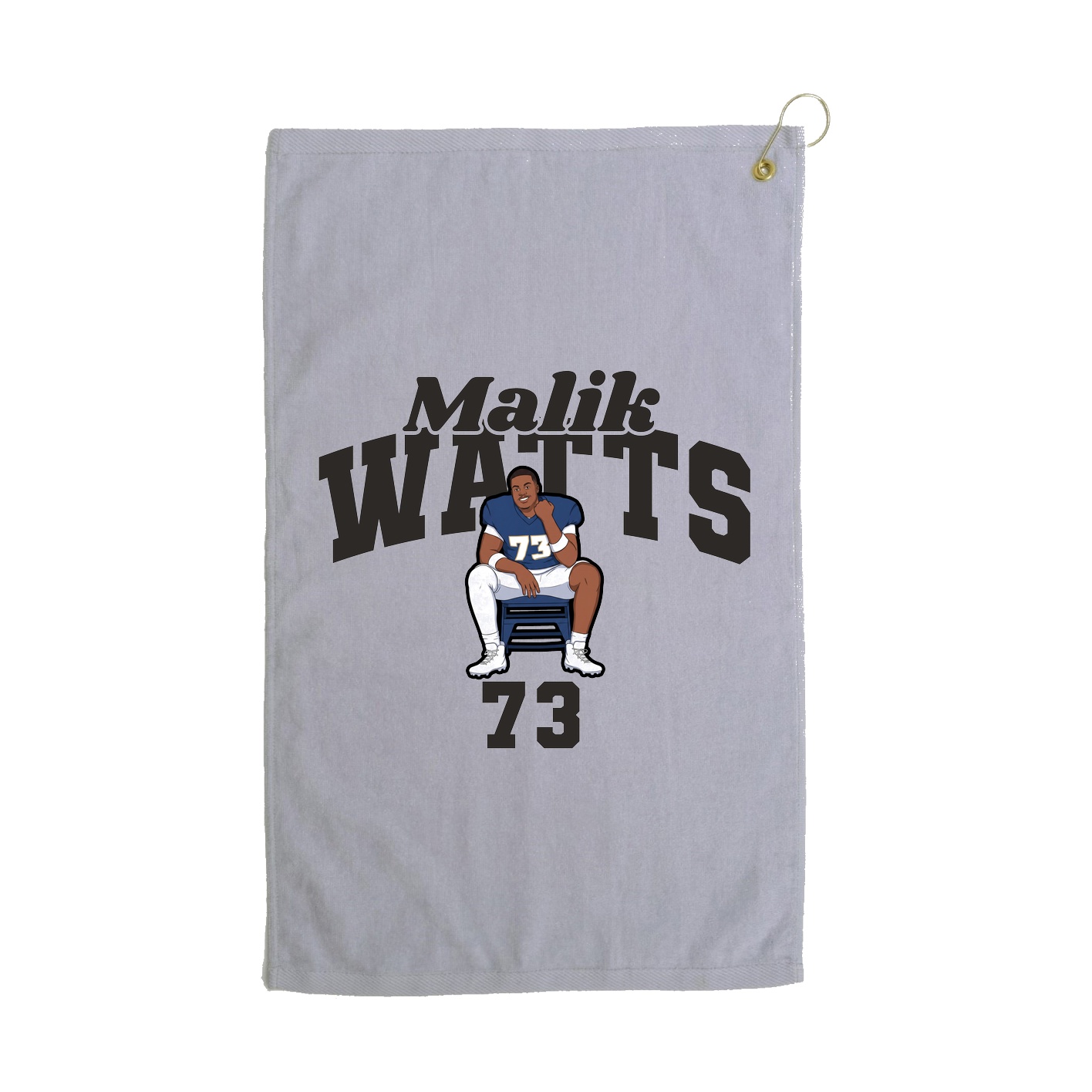 Golf Towel — Signature Arch in Grey