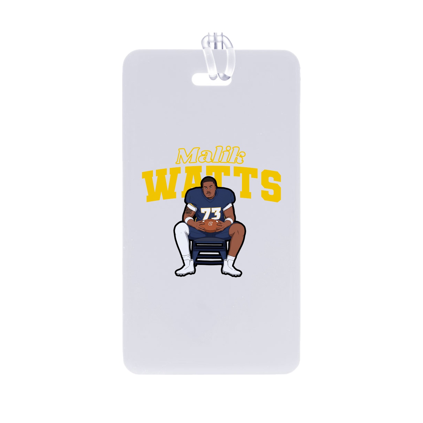 Bag Tag — Name Arch in Classic