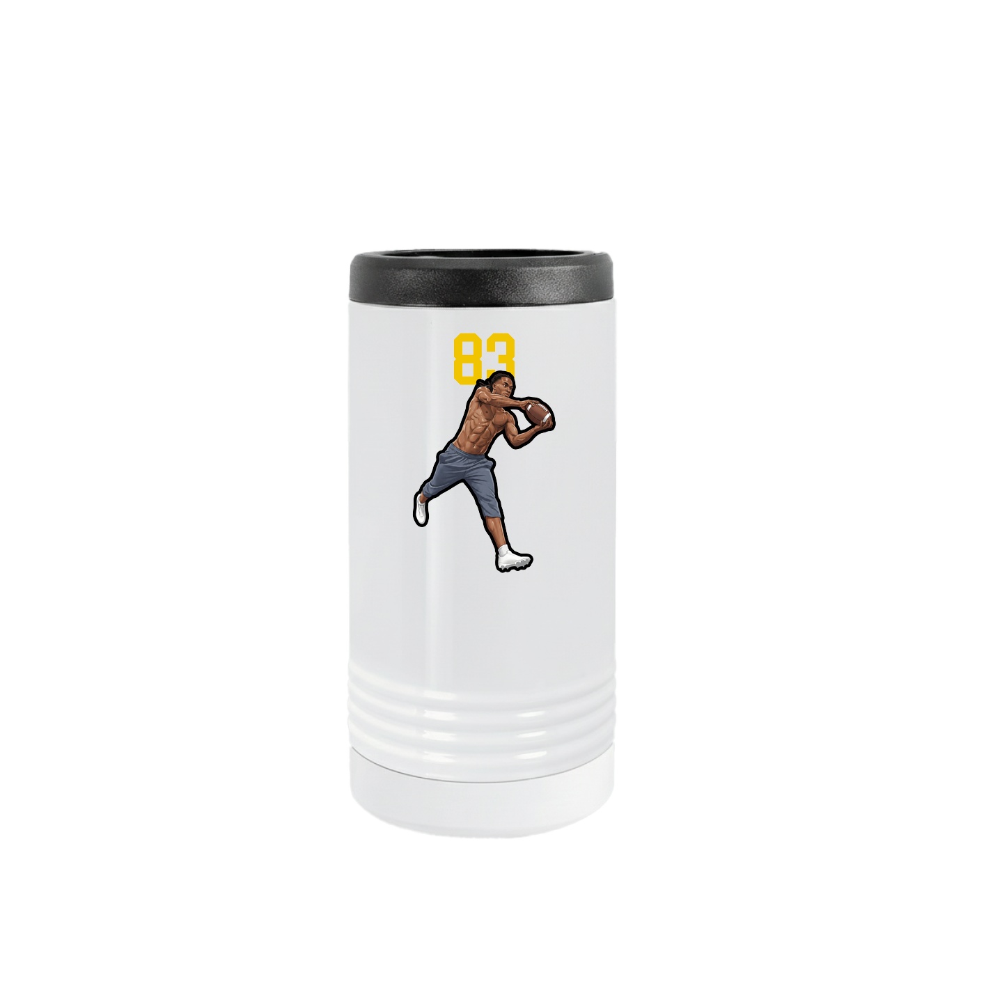 Slim Beverage Holder — Number Top in White